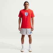 Nike Men's Nike Red England National Team Crest T-Shirt