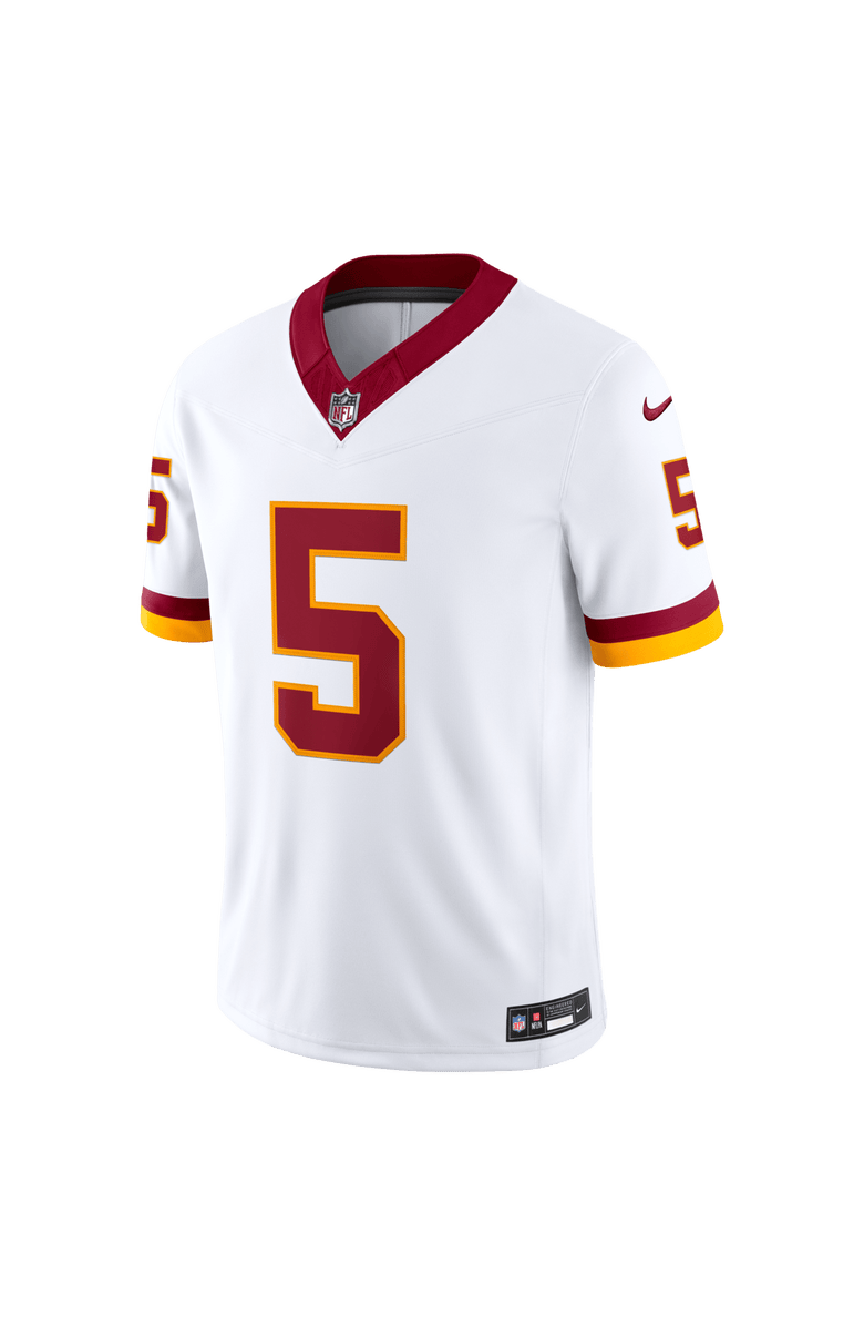 Nike Men's Nike Jayden Daniels White Washington Commanders Vapor F.U.S.E. Stitched Limited Jersey, Alternate, color, White