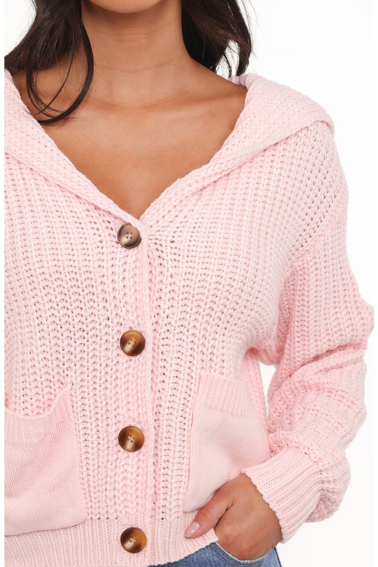 Amelia Sailor Collar Cardigan, Alternate, color, PINK