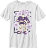 Toy Story 5 Boys Toy Story 5 Purple Buzz Frame T Shirt