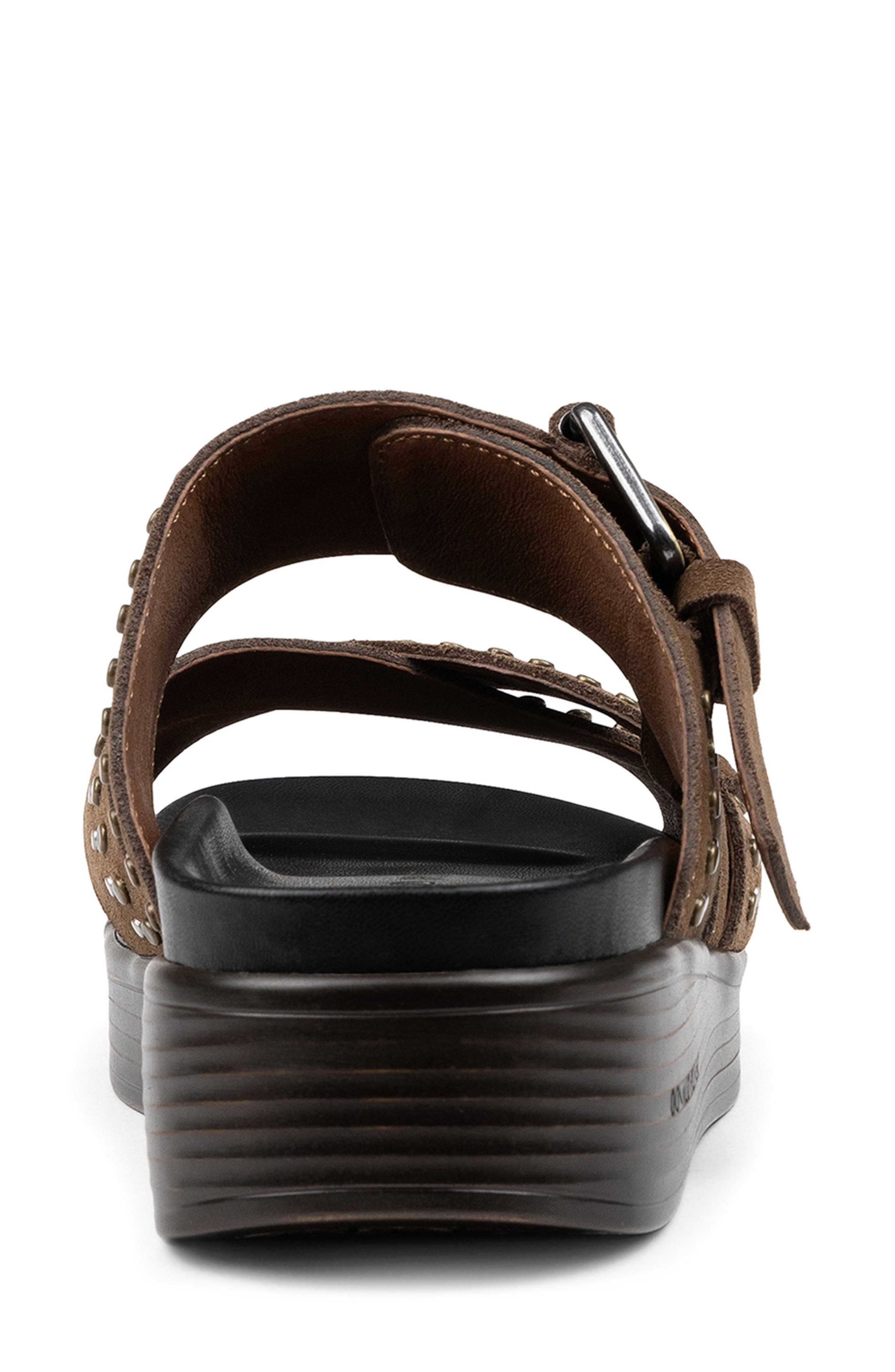Platform Wedge Slide Sandal, Alternate, color, BISCOTTI
