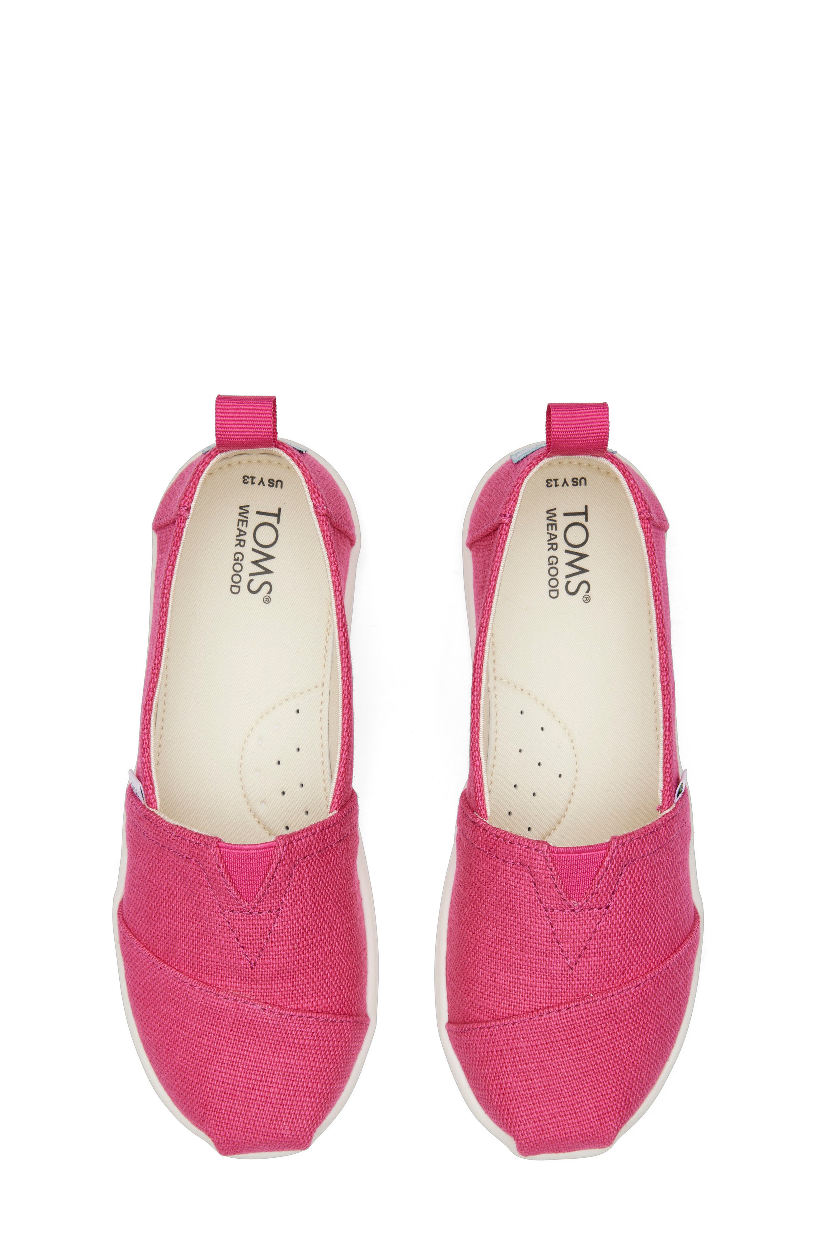 TOMS Kids' Alpargata Sneaker, Alternate, color, 