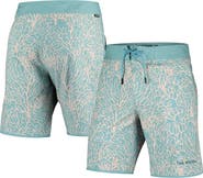 FLOMOTION Men's Flomotion Blue THE PLAYERS Coral Reef Board Shorts