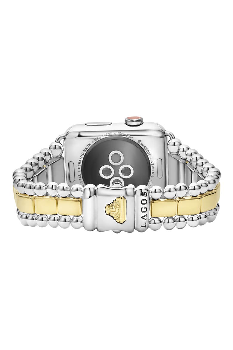 Smart Caviar Diamond Apple Watch® Watchband, Alternate, color, TWO-TONE