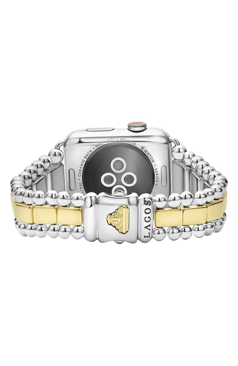 LAGOS Smart Caviar Diamond Apple Watch<sup>®</sup> Watchband, Alternate, color, Two-Tone