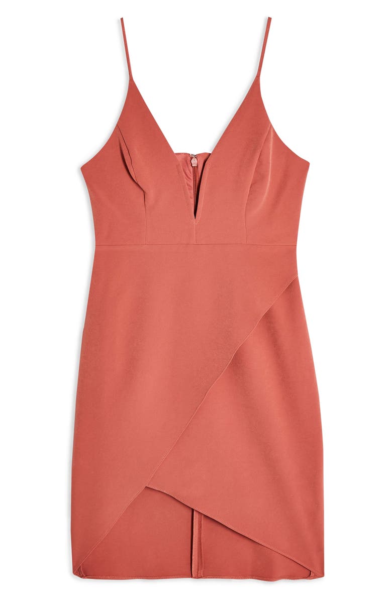 Topshop Plunge Slipdress, Alternate, color,