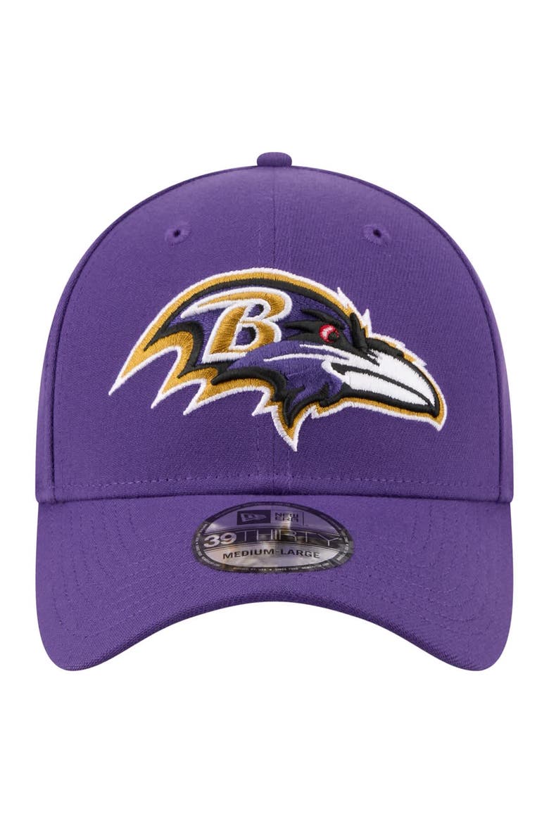 Men's New Era  Purple Baltimore Ravens Core Team 39THIRTY Flex Hat, Alternate, color, Purple