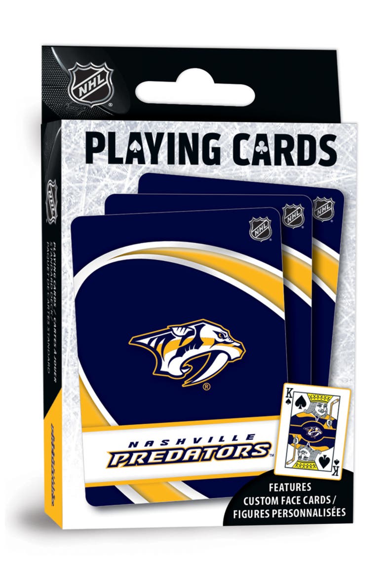 Nashville Predators Playing Cards, Main, color, Multicolor