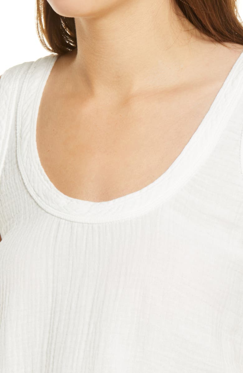 Faherty Dream Cotton Gauze Tank, Alternate, color,