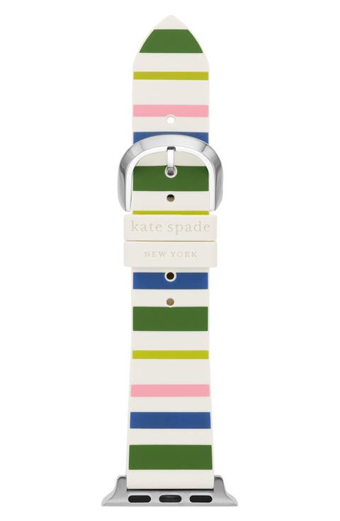 Apple Watch® or Samsung Galaxy Watch® stripe silicone watchband (Nordstrom Exclusive)