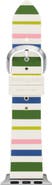 Kate Spade New York Apple Watch® or Samsung Galaxy Watch® stripe silicone watchband (Nordstrom Exclusive)
