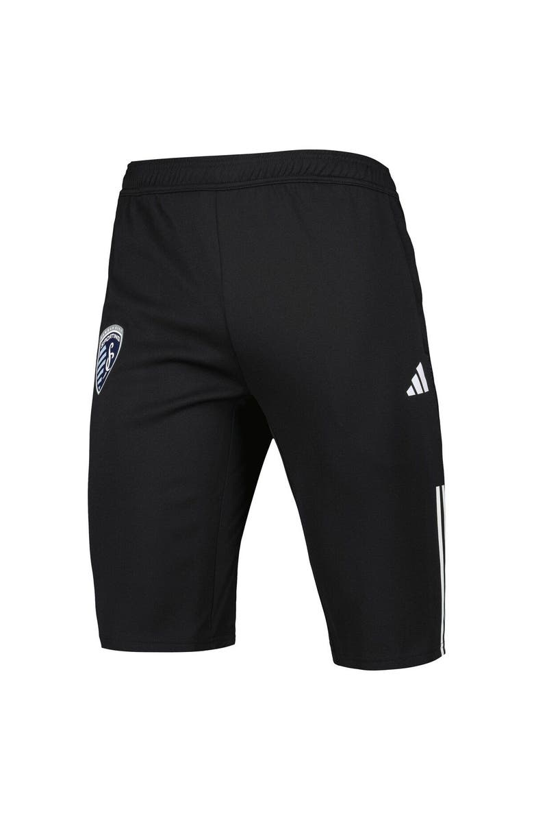 adidas Men's adidas Black Sporting Kansas City 2023 On-Field Training AEROREADY Half Pants, Alternate, color, Black