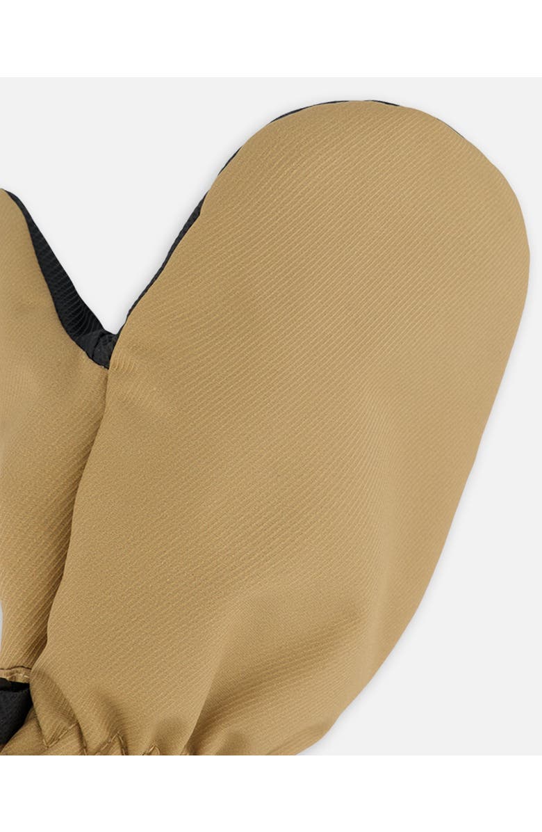 Deux par Deux Little Kids Unisex Mid-Season Mittens Beige, Alternate, color,