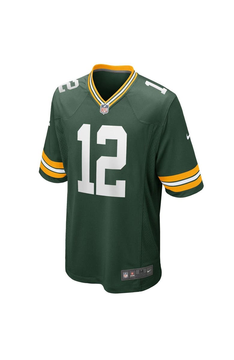Nike Men's Green Bay Packers Aaron Rodgers Nike Green Game Player Jersey, Alternate, color,