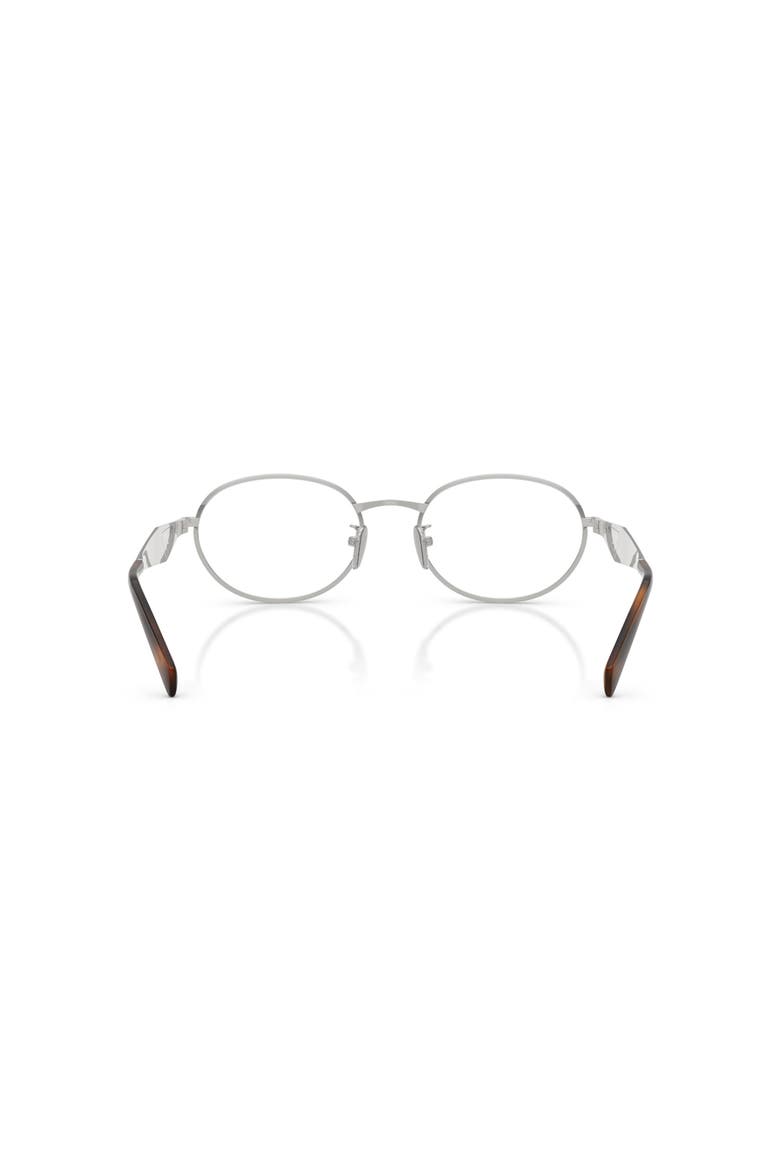 54mm Oval optical glasses, Alternate, color, Silver