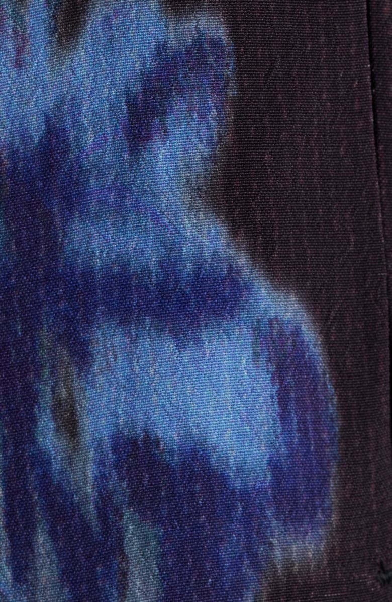 rag & bone Arden Pleated Print Top, Alternate, color, Dkflo