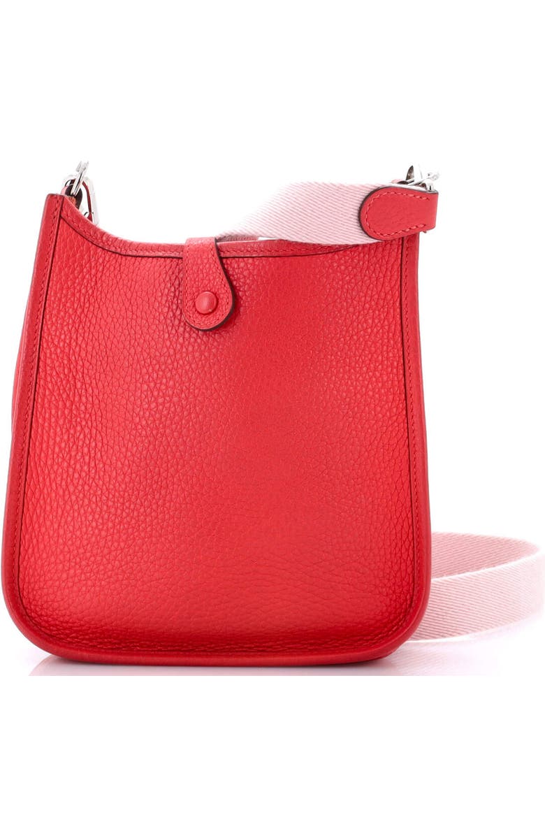 Pre-Owned Hermes Evelyne Bag Gen III Clemence TPM, Alternate, color, Rouge Pivoine