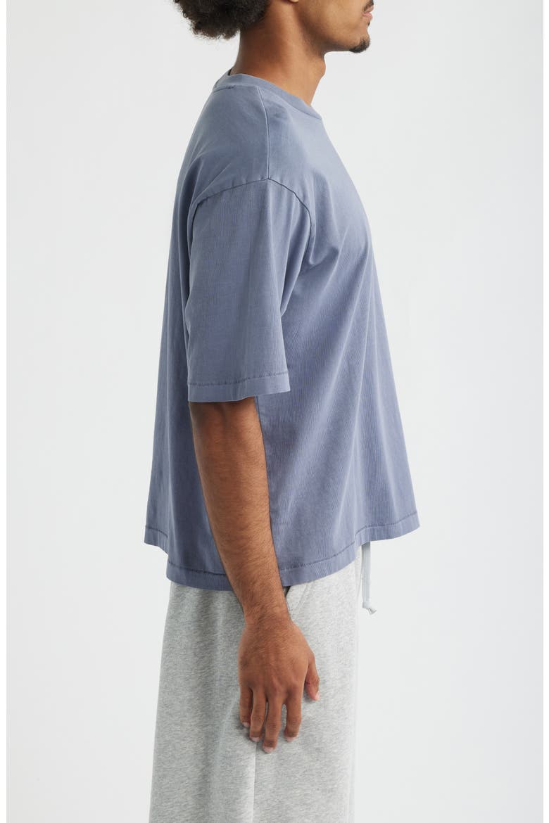 Garment Dyed Boxy Crop T-Shirt, Alternate, color, GREY FOLKSTONE