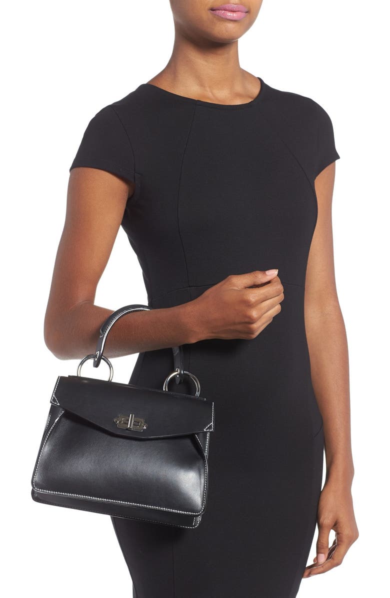Proenza Schouler 'Small Hava' Top Handle Calfskin Leather Satchel, Alternate, color,
