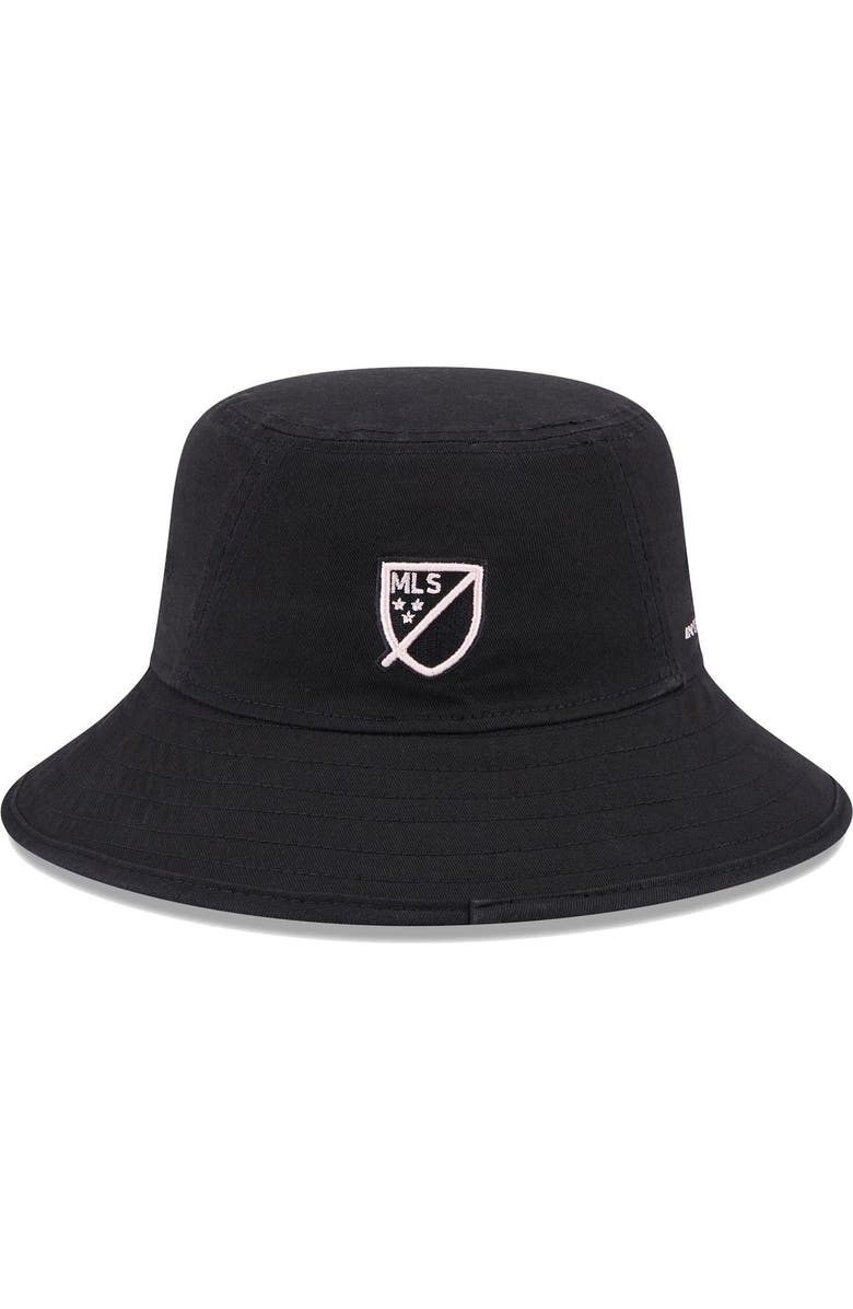New Era Men's New Era Black Inter Miami CF Kick Off Bucket Hat, Alternate, color,