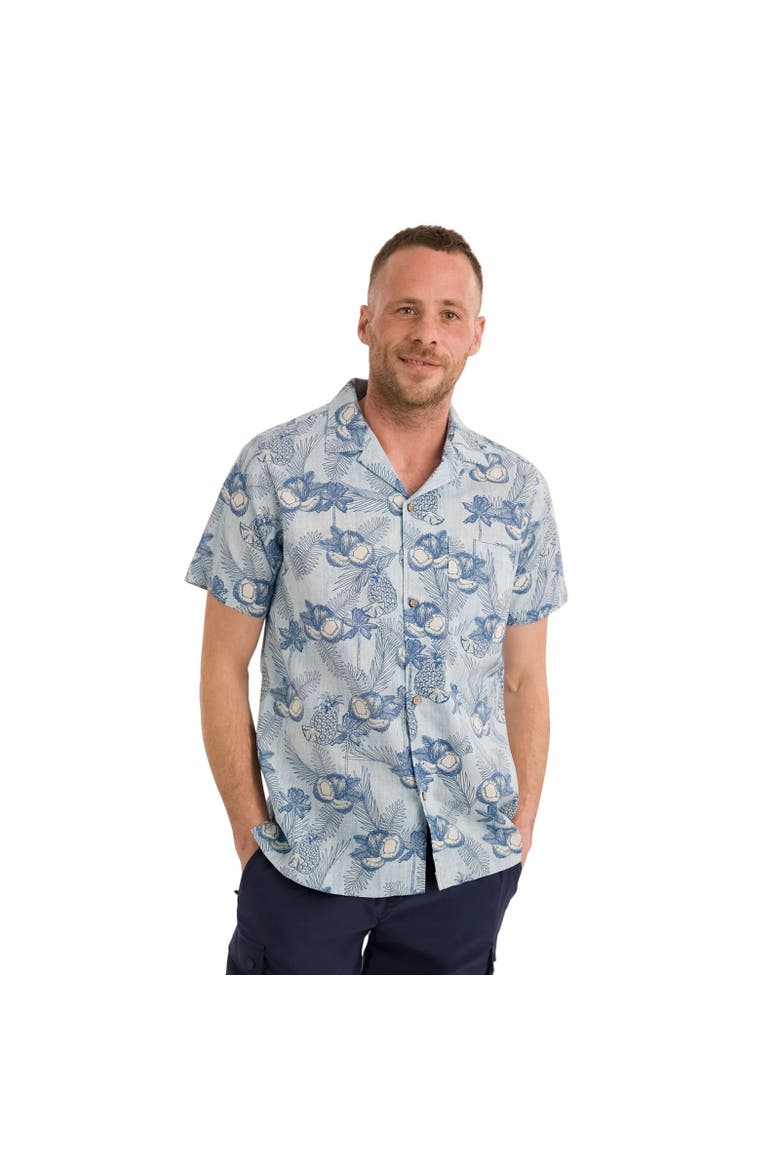 Hart Printed Casual Shirt, Alternate, color, Blue Haze