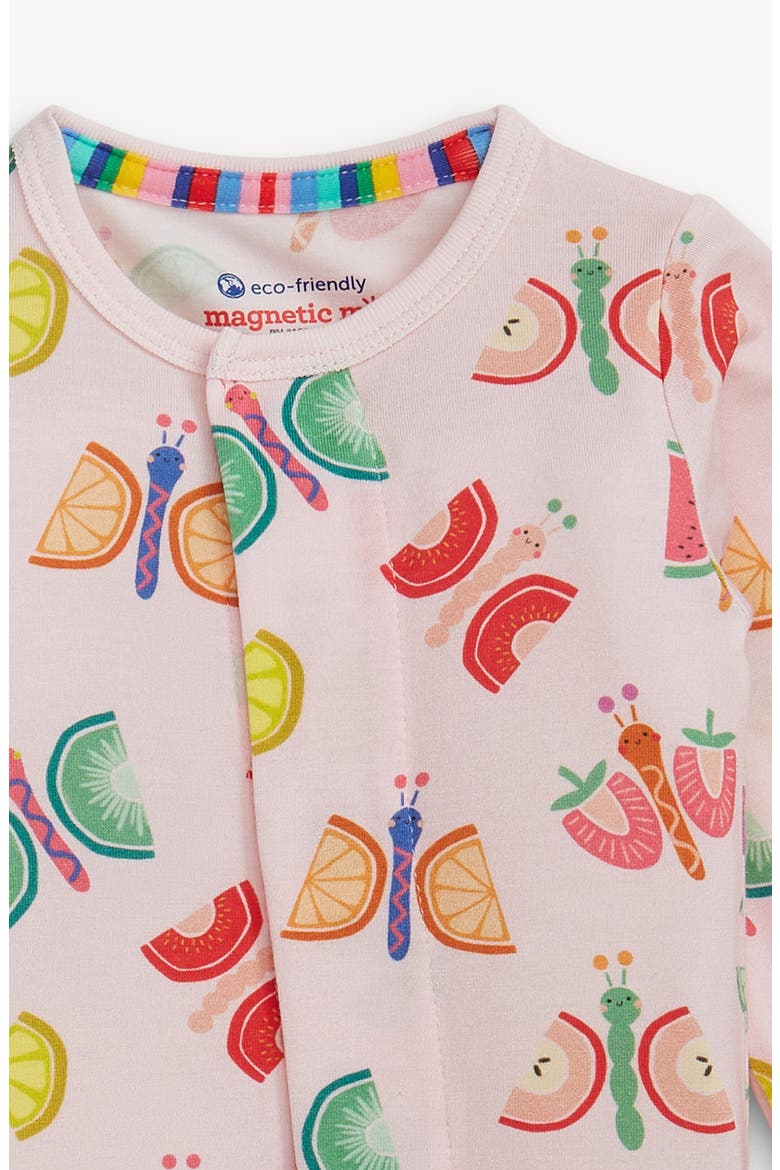 The Fruit Flies Magnetic Footie, Alternate, color, PINK