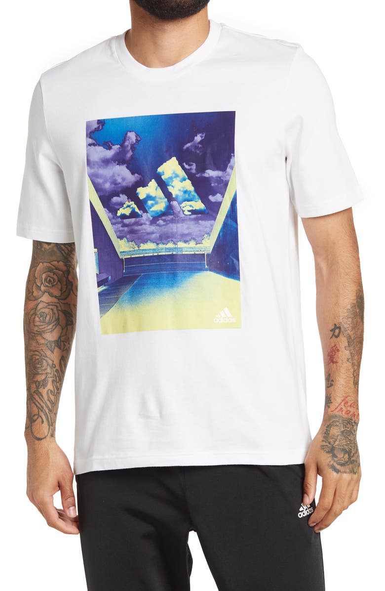 adidas Summer Heat Sky T-Shirt, Main, color,
