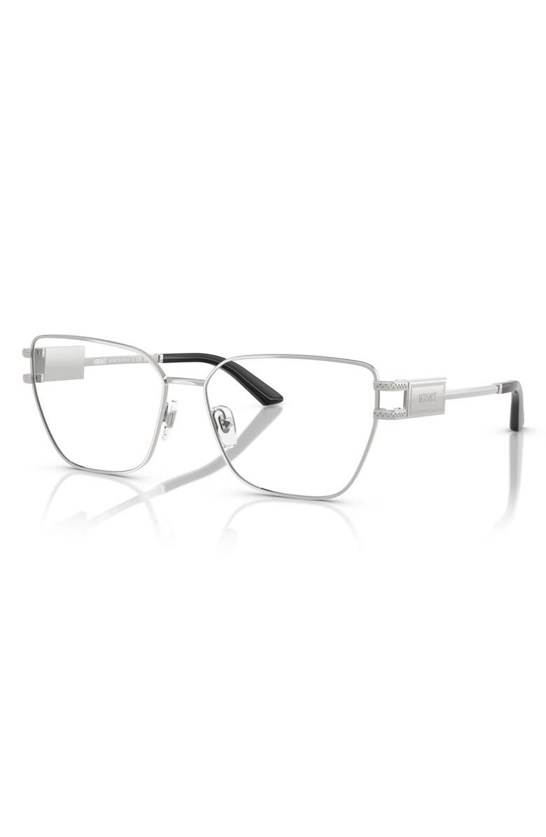 Versace 55mm Pillow Optical Glasses, Alternate, color,