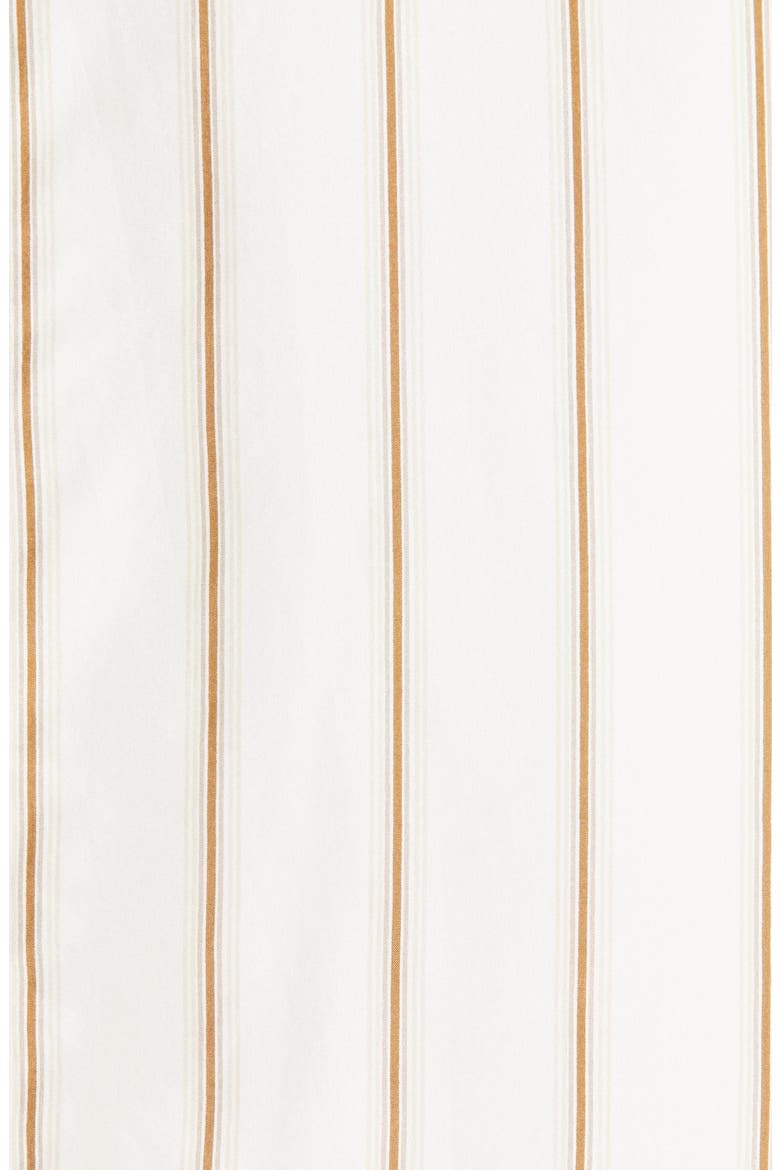Stripe Silk Popover Top, Alternate, color, OPTIC WHITE
