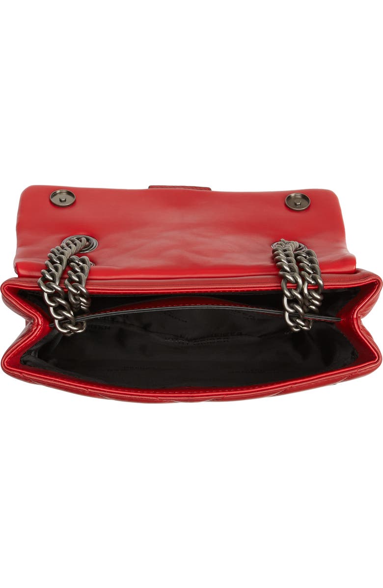 Kurt Geiger London Kensington X Quilted Leather Shoulder Bag, Alternate, color,