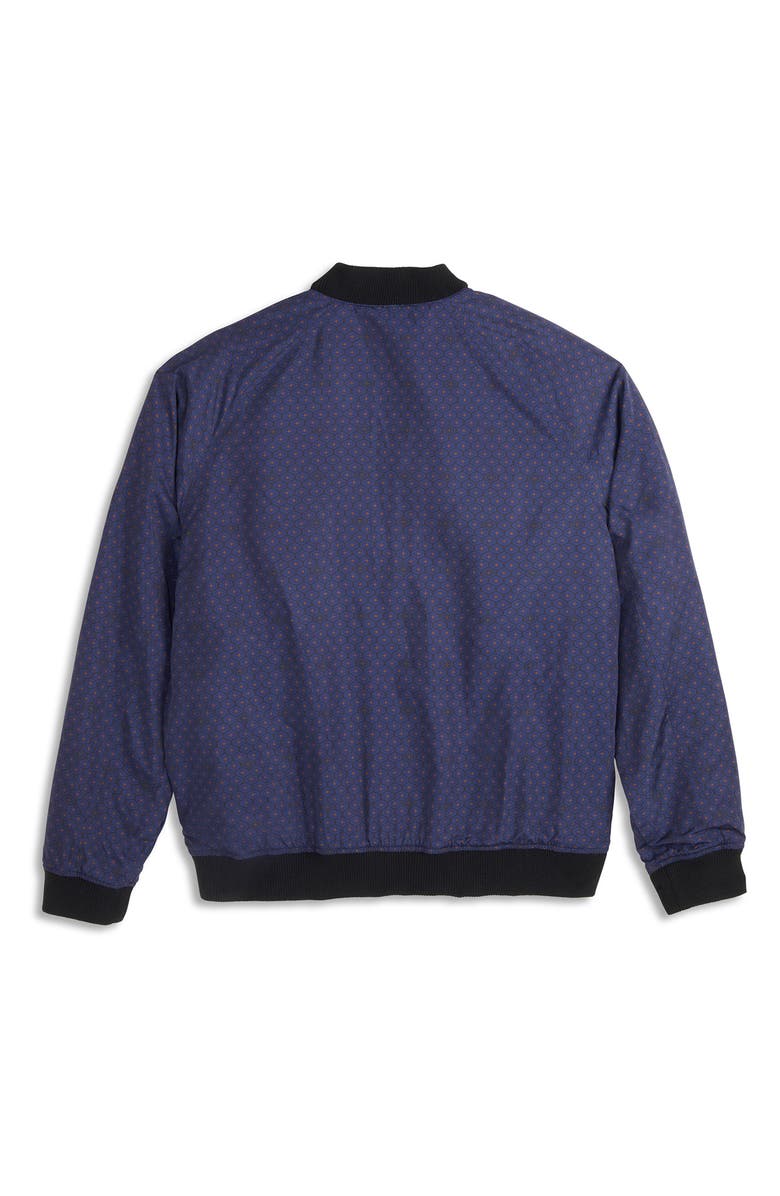 Scotch & Soda Reversible Bomber Jacket, Alternate, color, Black