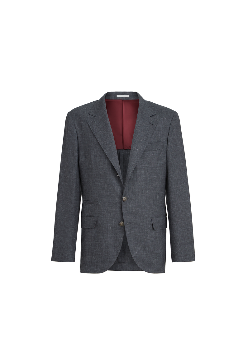 Blazer with metal buttons, Alternate, color, Dark Grey