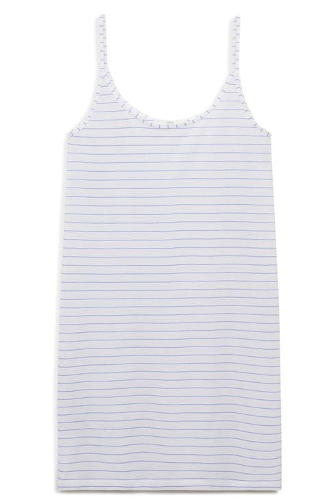 Stripe Cotton Nightgown