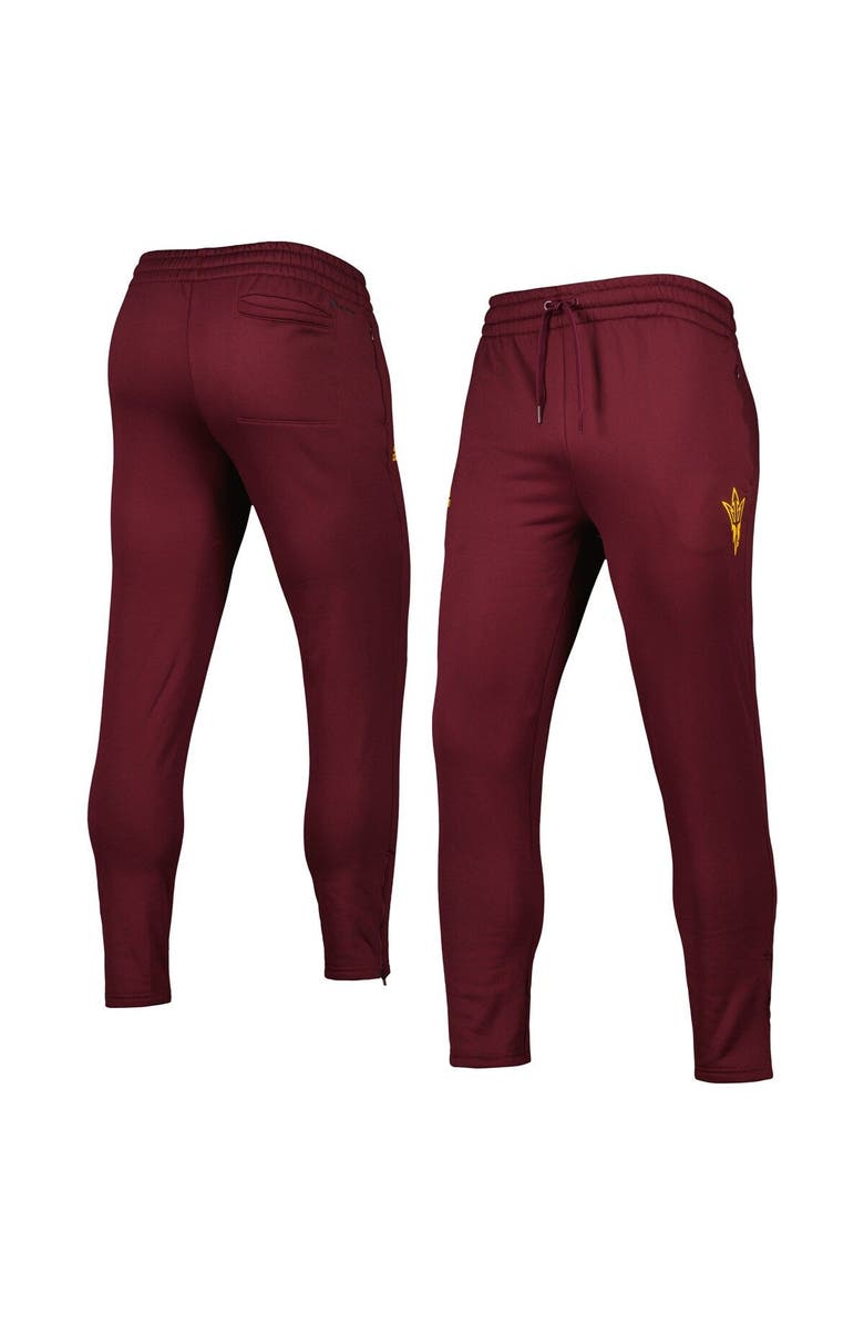 adidas Men's adidas Maroon Arizona State Sun Devils AEROREADY Tapered Pants, Main, color, 