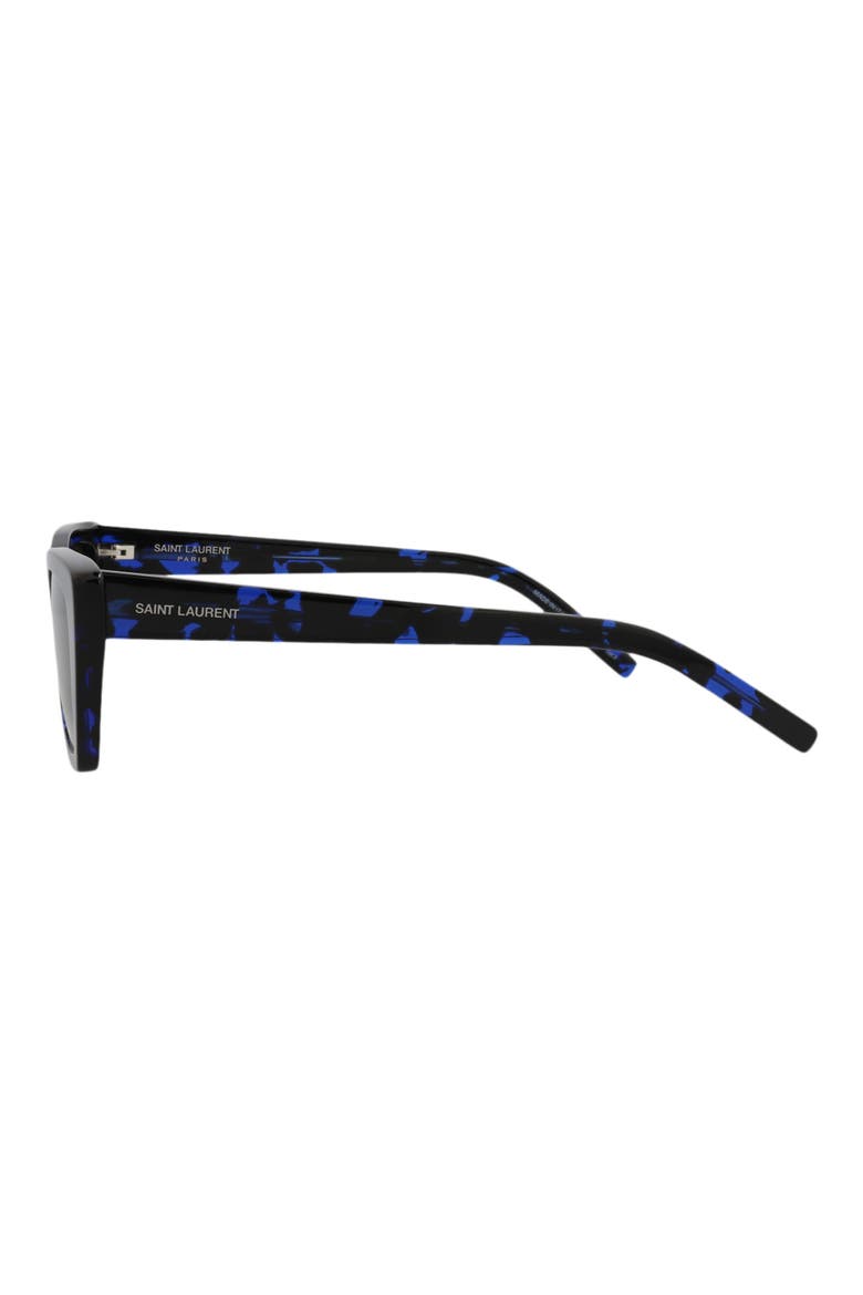 53mm Cat Eye Sunglasses, Alternate, color, HAVANA BLACK/ BLUE
