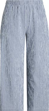 Eileen Fisher Stretch Organic Cotton Ankle Wide Leg Pants