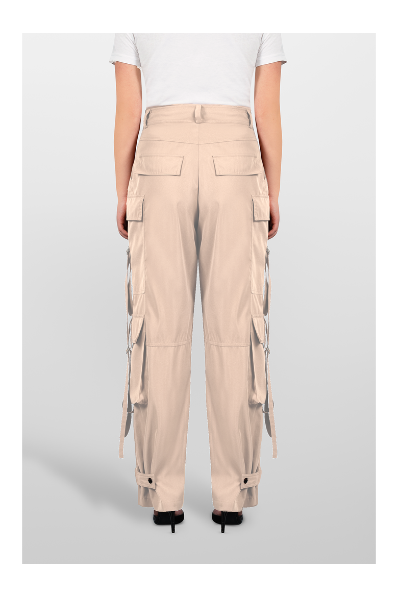 Maxi Cargo Pocket Pants, Alternate, color, Beige
