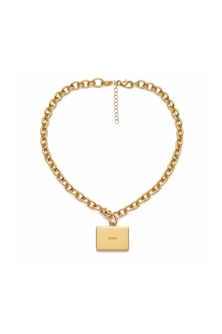 Replay Cassette Necklace, Alternate, color, Gold