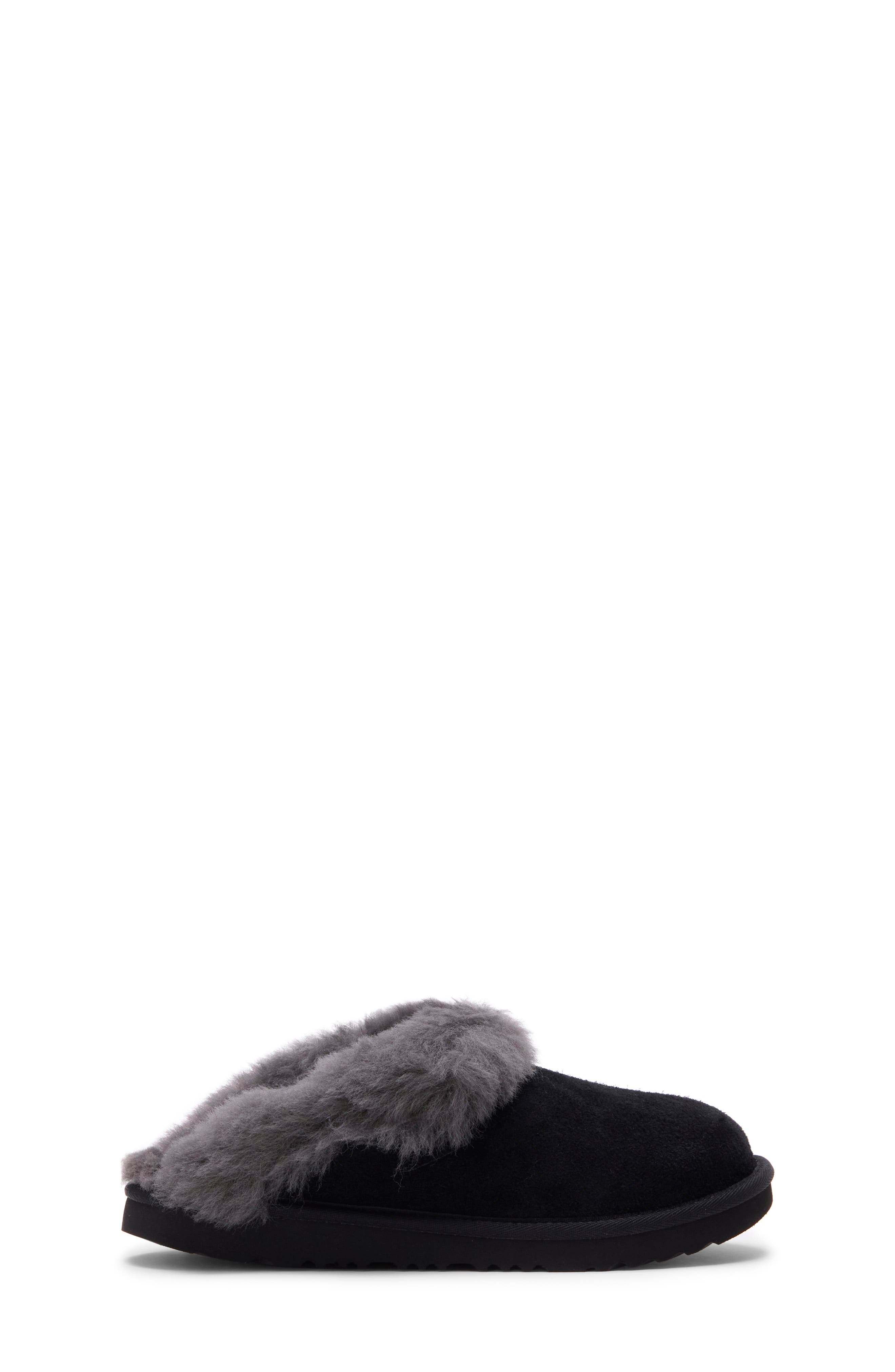 Kids' Cluggette Slipper, Alternate, color, BLACK