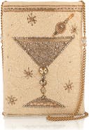 Mary Frances Accessories Crystal Martini Mini Handbag