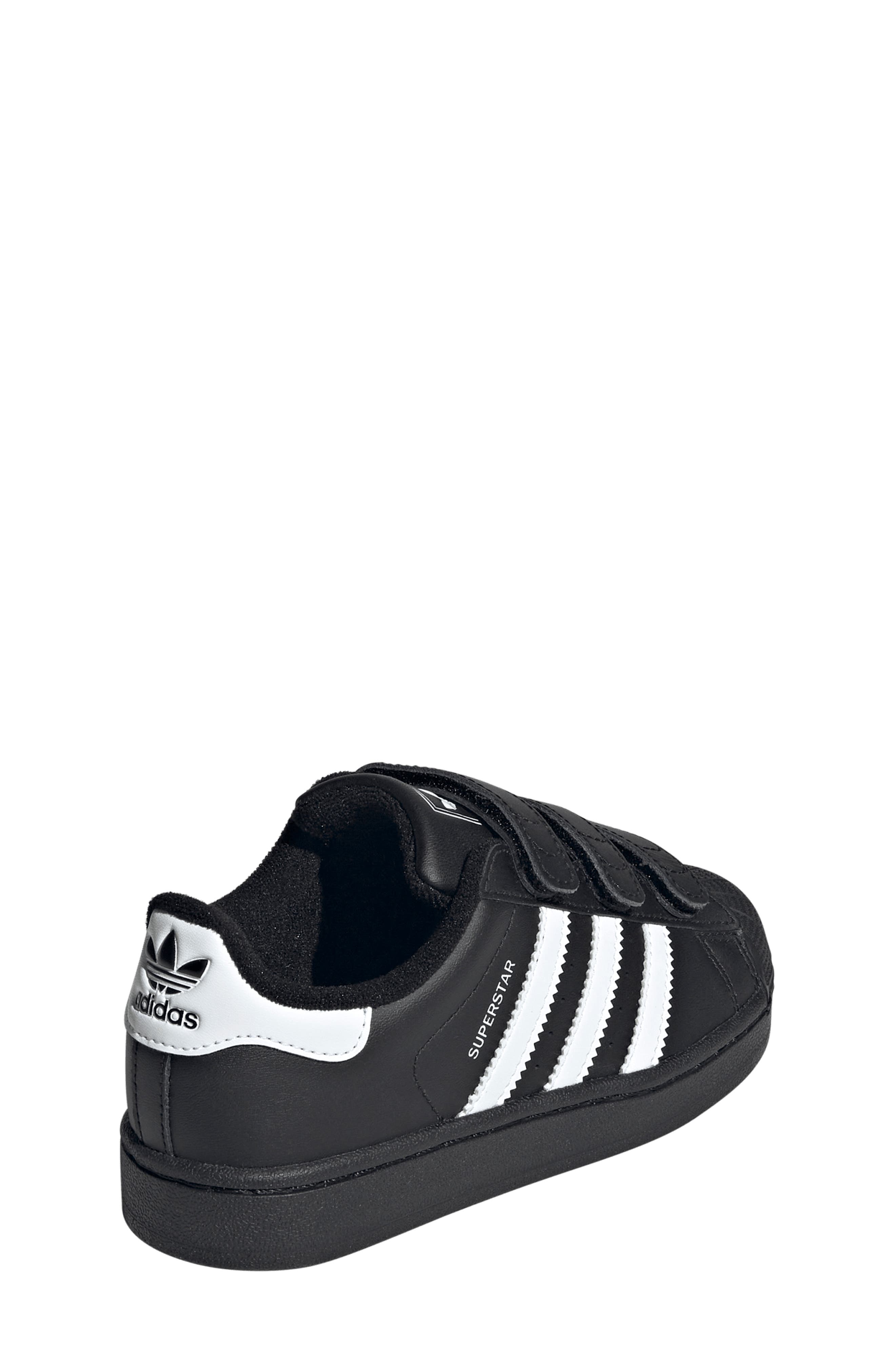 adidas Kids
 Superstar II CF C Sneaker, Alternate, color, Black/ White/ Black
