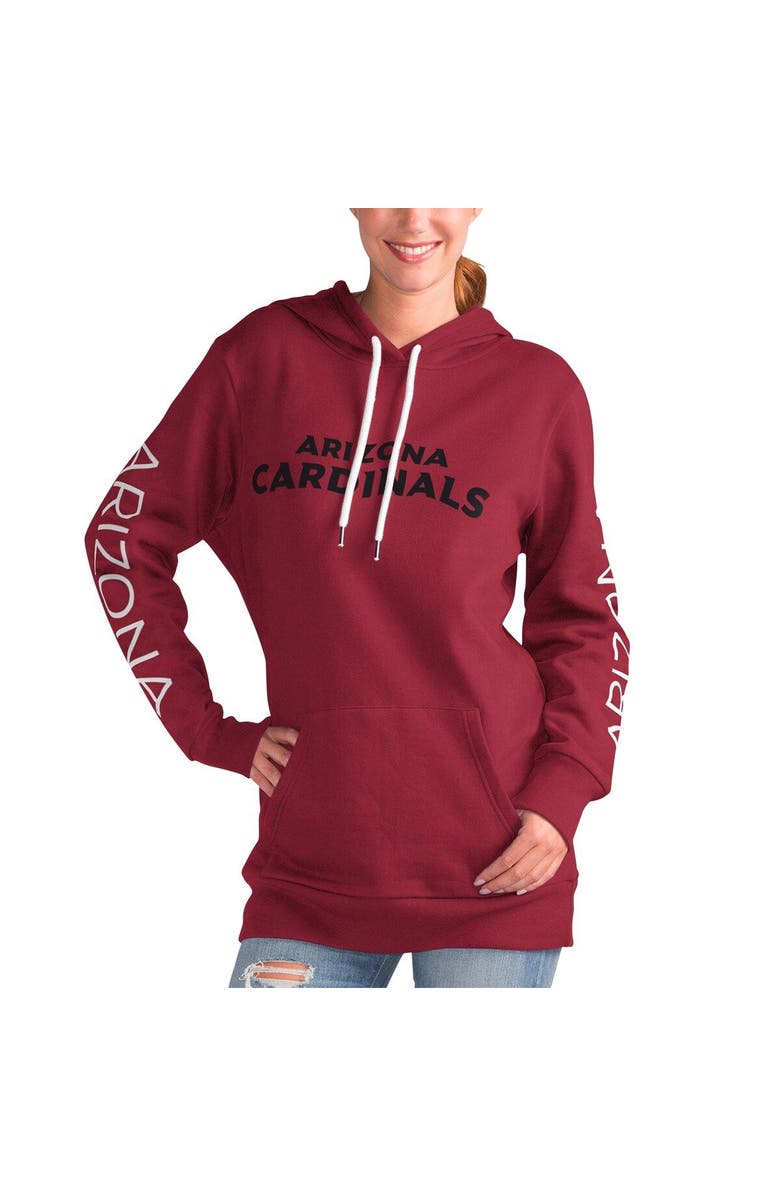 G-III 4HER BY CARL BANKS Women's G-III 4Her by Carl Banks Cardinal Arizona Cardinals Extra Inning Pullover Hoodie, Main, color, Cardinal