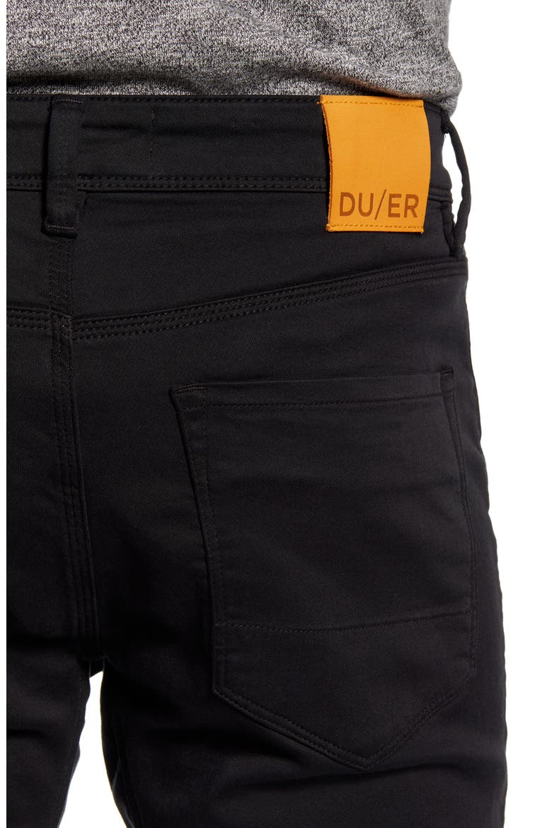 No Sweat Slim Fit Stretch Pants, Alternate, color, BLACK