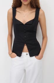 Reformation Viola Linen Tank