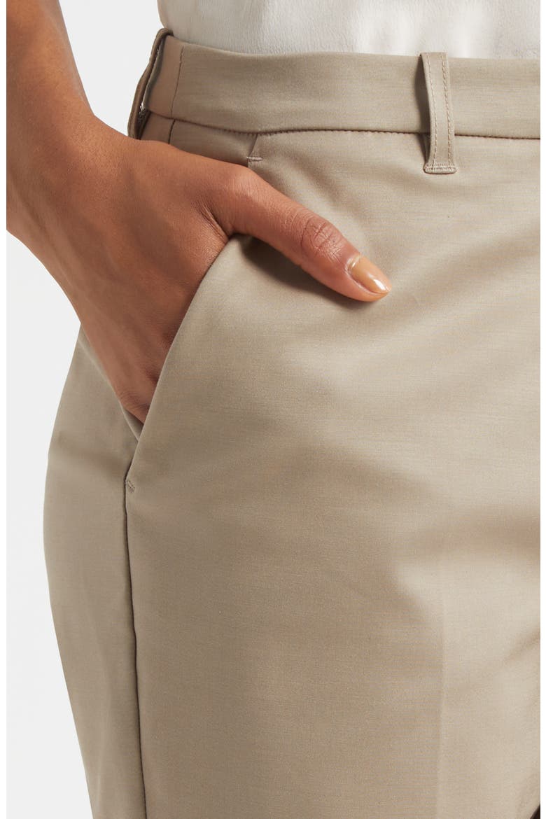 Stretch Cotton Blend Pants, Alternate, color, SAND