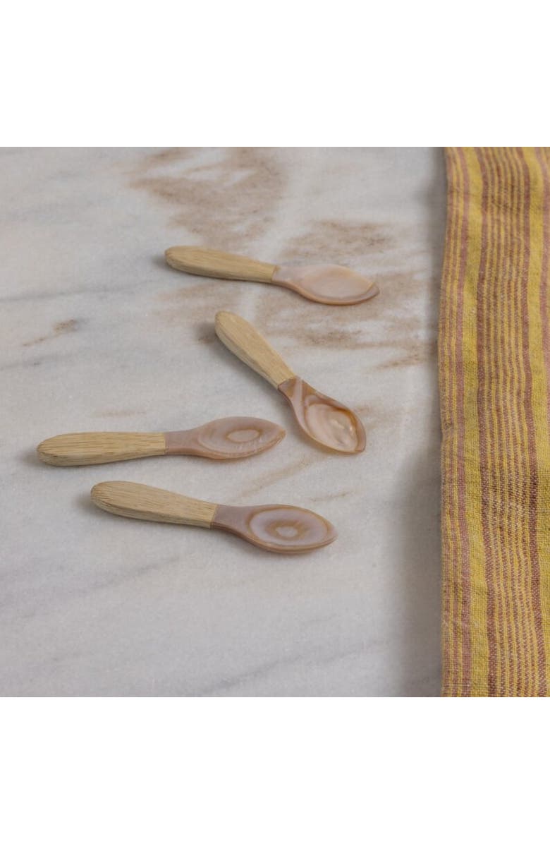 Be Home Serin Shell Spoons - Set of 4, Alternate, color, Natural