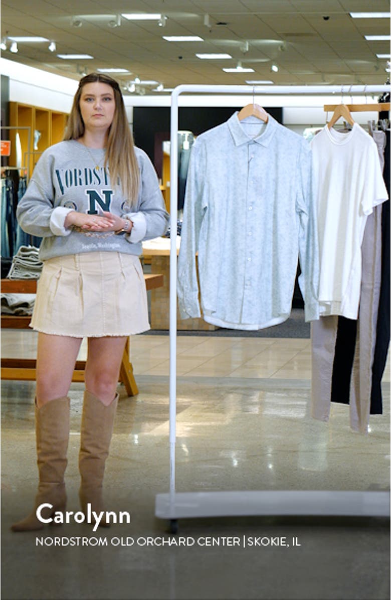 James OoohCotton<sup>®</sup> Floral Print Button-Up Shirt, sales video thumbnail