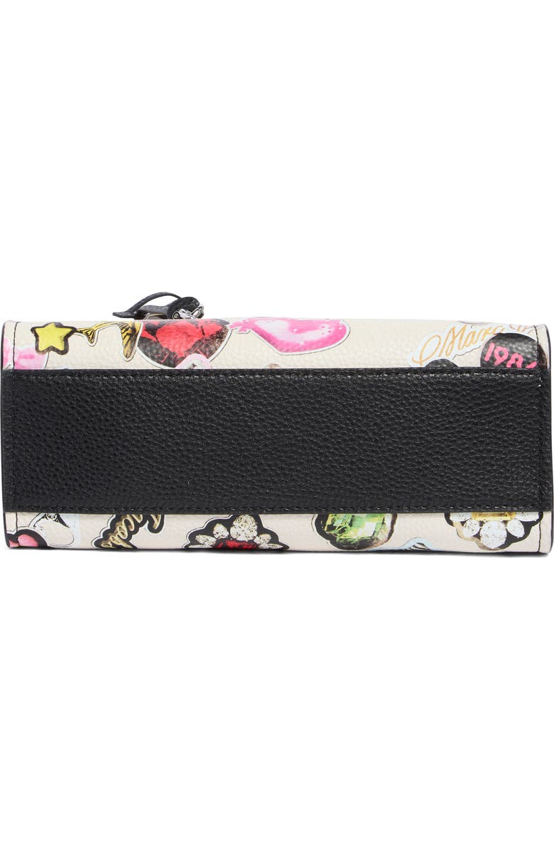 Marc Jacobs Sticker Mini Bold Grind Satchel Bag, Alternate, color, White Multi