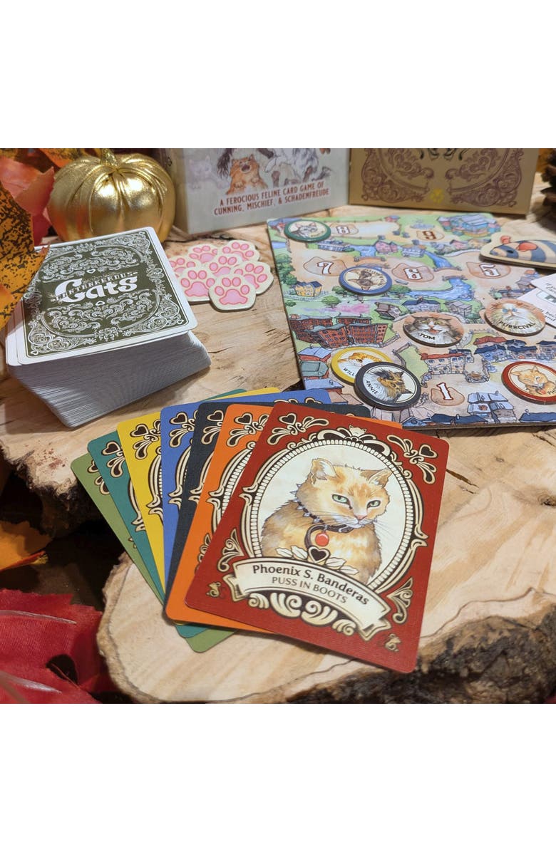 Mentha Designs Cantankerous Cats 3rd Edition Card Game, Alternate, color, Multicolored