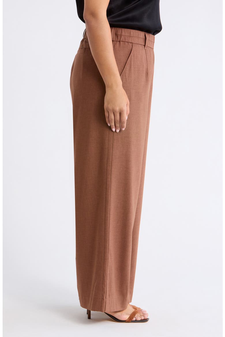 Skyrise High Rise Wide Leg Pants, Alternate, color, MOCHA